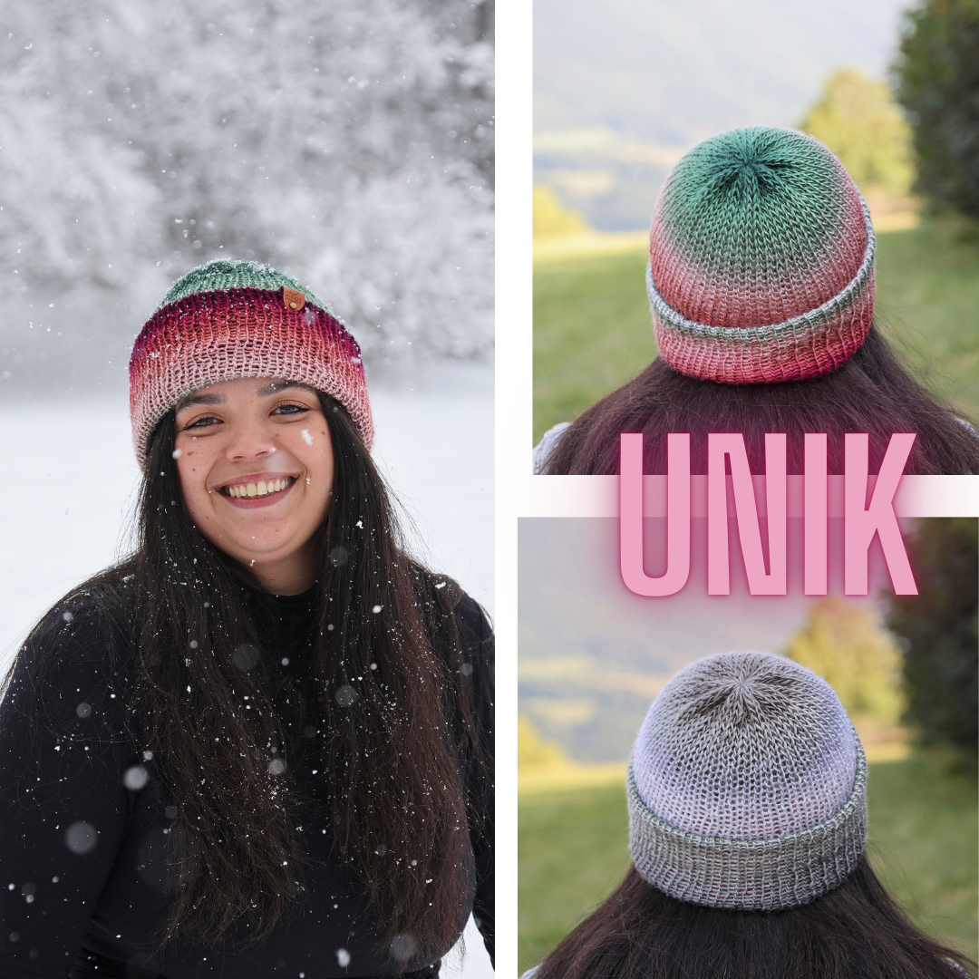 UNIK Un bonnet, deux couleurs – double expression